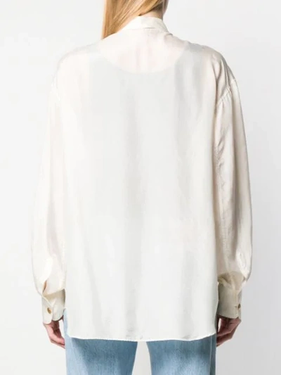 Pre-owned Dolce & Gabbana 1990's Loose Shirt In Neutrals