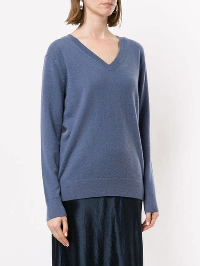 Shop Vince V-neck Sweater - Blue