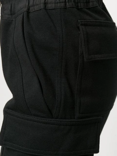 Shop Rick Owens Drawstring Track Pants In Black