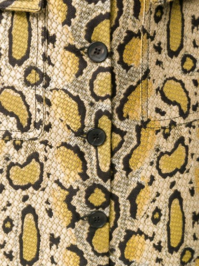 Shop Etro Snakeskin In Yellow