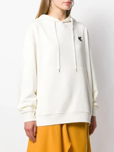 Shop Vivienne Westwood Anglomania Oversized Hoodie In White