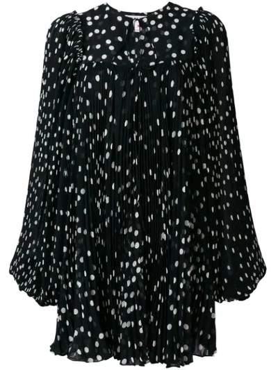 Shop Stella Mccartney Polka Dot Dress In Black