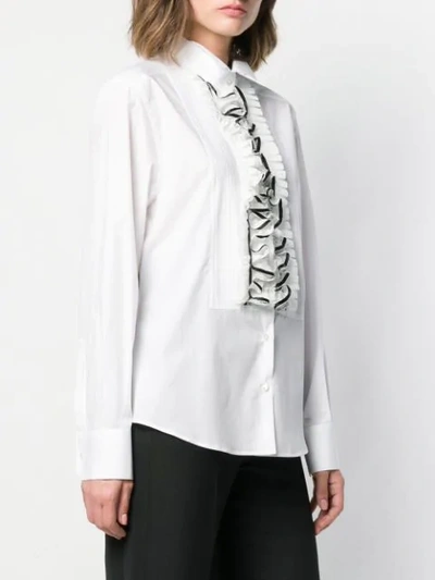 Shop Dolce & Gabbana Frill Shirt In White