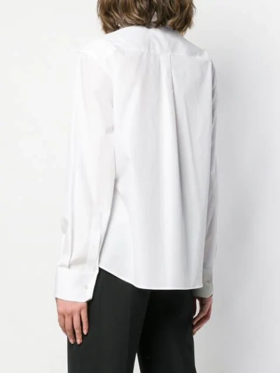 Shop Dolce & Gabbana Frill Shirt In White