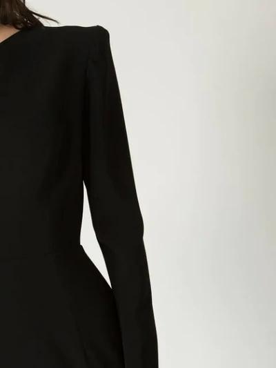 Shop Alex Perry Jolie One-shoulder Dress In Black
