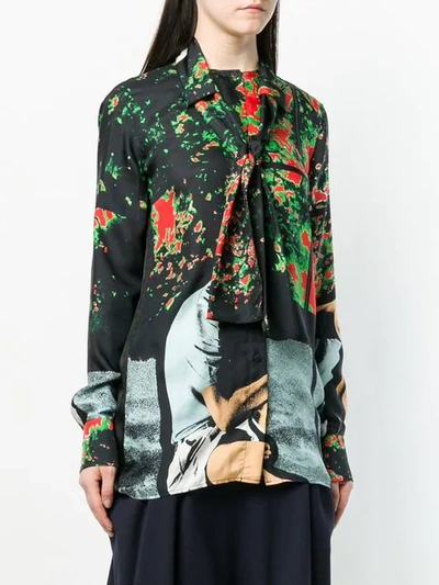 Shop Jw Anderson Gilbert & George Boy Sitting Down Shirt In 999 Black