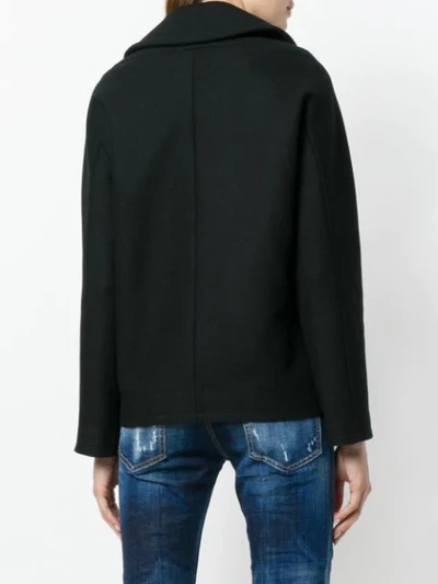 Shop Dsquared2 Collared Jacket In Black