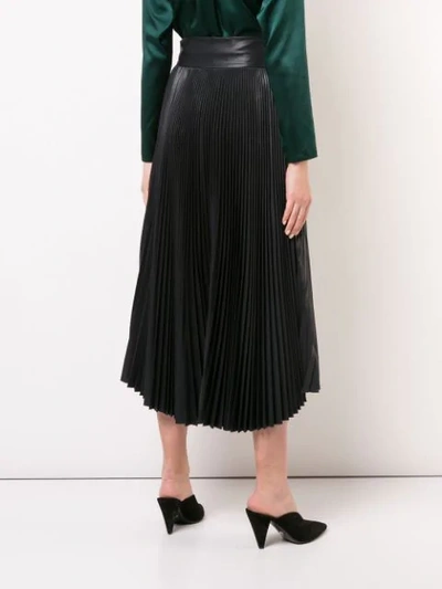 Shop A.l.c Pleated Skirt In Black