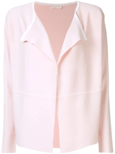 Shop Anteprima Paspelierter Cardigan - Rosa In Pink