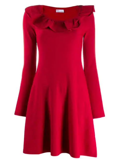 red valentino knit dress