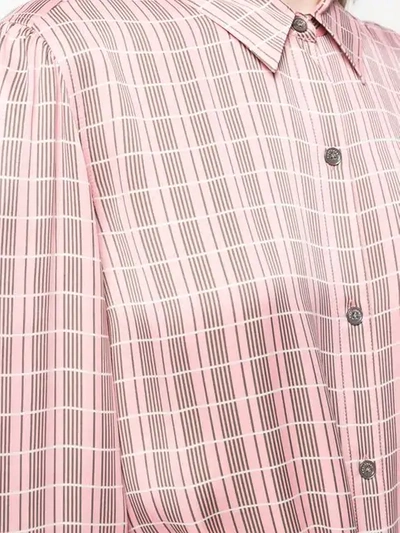 Shop Equipment Classic Check Shirt Dress In Pink