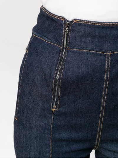 Shop Tufi Duek High Waisted Jeans - Blue
