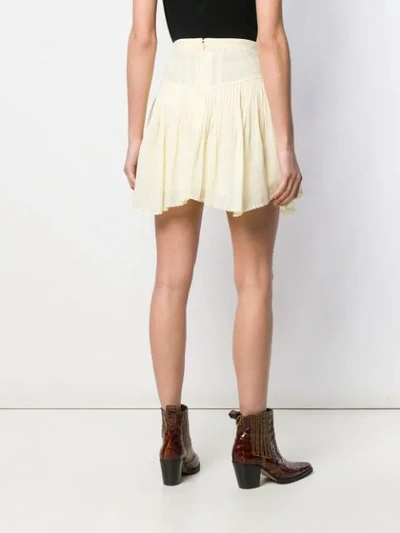 Shop Isabel Marant Étoile Akala Skirt In Yellow