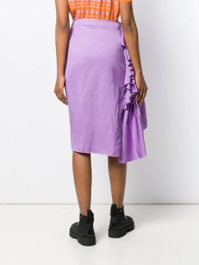 Shop Solace London Belot Skirt In Purple