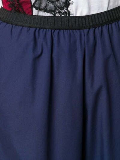 Shop Antonio Marras Wide-leg Flared Trousers In Blue