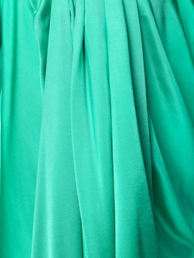 Shop Pinko Eugenia Draped Mini Dress In V23 Green