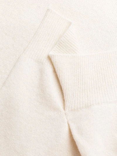 Shop Cedric Charlier Fine Knit Skirt In White