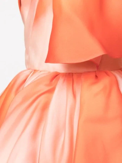 Shop Isabel Sanchis Tie-dye Asymmetric Dress In Multicolour