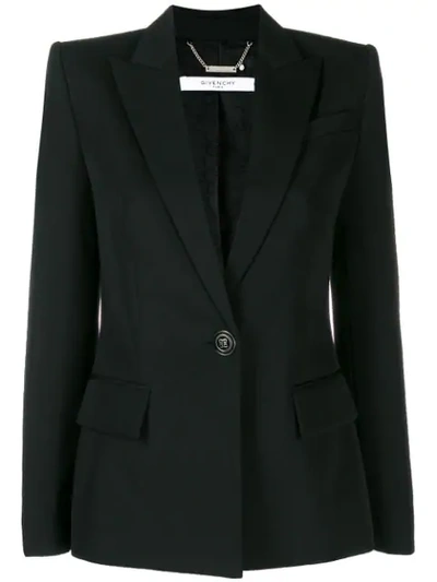 Shop Givenchy Slim Blazer In Black