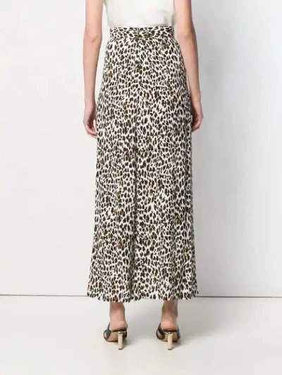 Shop Andamane Leopard Print Skirt - Brown