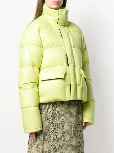 Ben Taverniti Unravel Project Regular Puffer Jacket In Green
