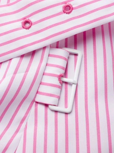 Shop Sjyp Mix-panelled Blazer In Pink