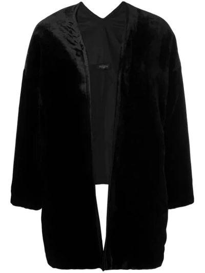 Shop Antonelli Open Front Jacket In Black