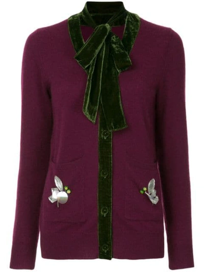 Shop Onefifteen Cashmere Knitted Cardigan In Pink