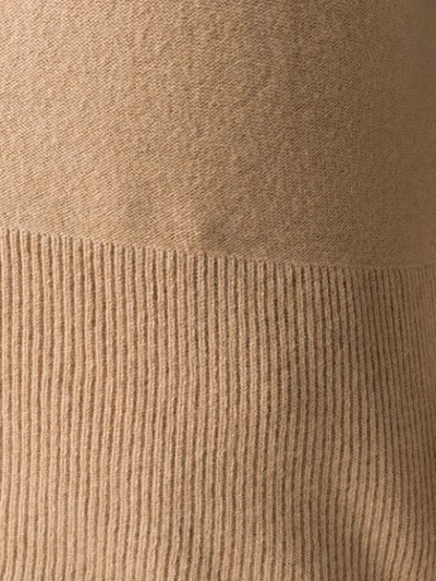 Shop Antonelli Turtleneck Fine Knit Sweater - Neutrals