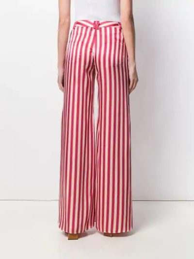 Shop Alexis Rasha Striped Trousers In Pink