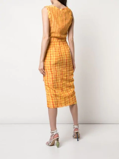 Shop Altuzarra Eleonora Dress - Orange