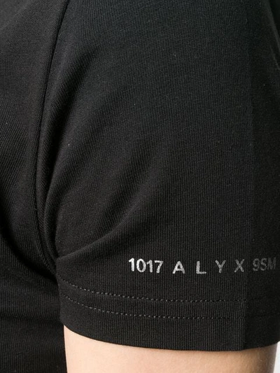 Shop Alyx Cut-out Logo T-shirt In Black