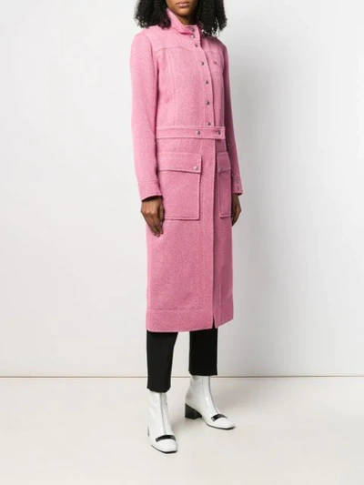 Shop Courrèges Trench Coat In Pink
