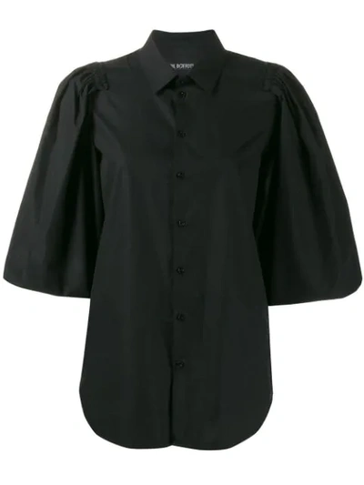 Shop Neil Barrett Ruffle Sleeve Blouse In Black