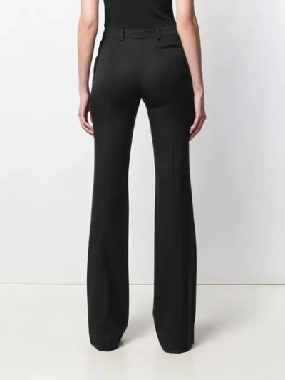 Shop Alexander Mcqueen Wide-leg Tailored Trousers In Black