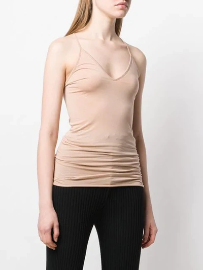 Shop Rick Owens Jersey Tank Top In Pink