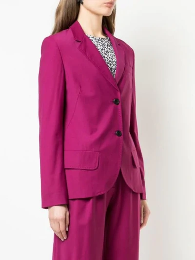 Shop Derek Lam Tropical Wool Blazer In Pink