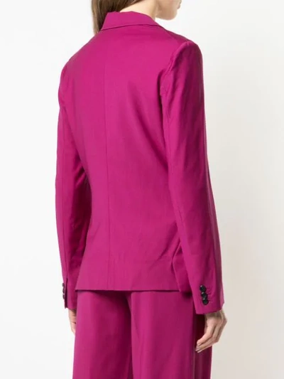 Shop Derek Lam Tropical Wool Blazer In Pink