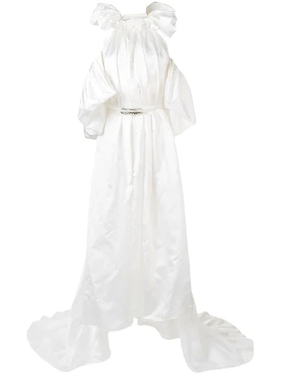 Shop Maticevski Creamy White Evening Dress