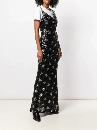 Shop Ainea Star Party Dress In Black