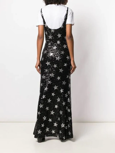 Shop Ainea Star Party Dress In Black