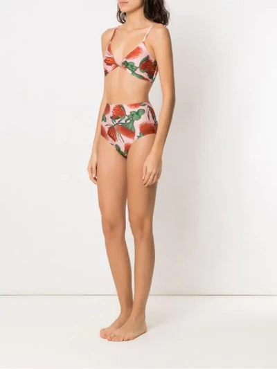 Shop Adriana Degreas Hot Pants Bikini Set In Pink