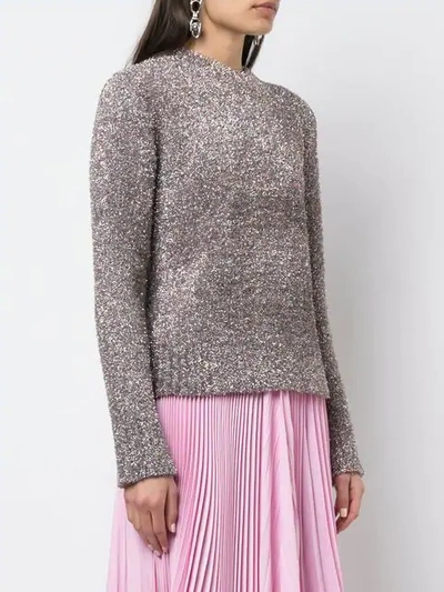 Shop Sies Marjan Textured Knit Sweater In Multicolour