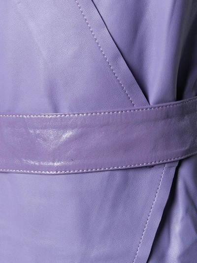 FEDERICA TOSI 束腰连衣裙 - 紫色