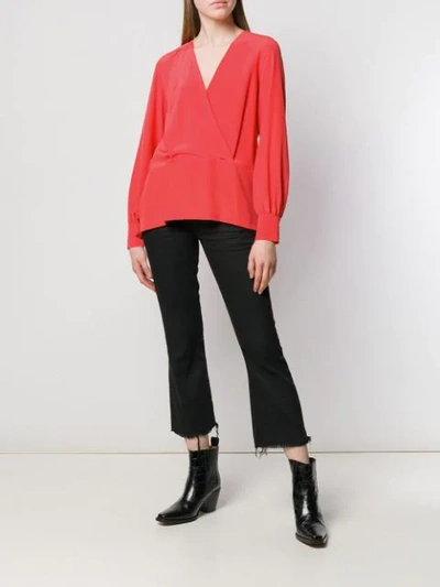 Shop Pinko V In Red