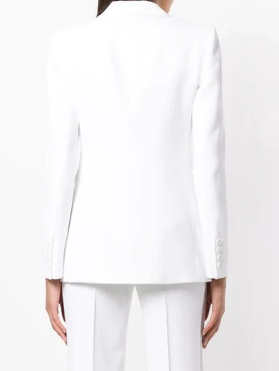 Shop Michael Kors Single Breasted Blazer In White