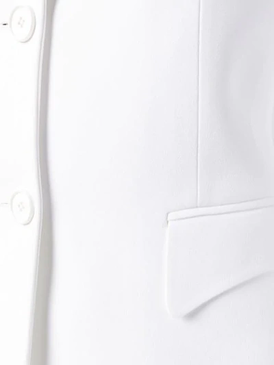 MICHAEL KORS COLLECTION 单排扣西装夹克 - 白色