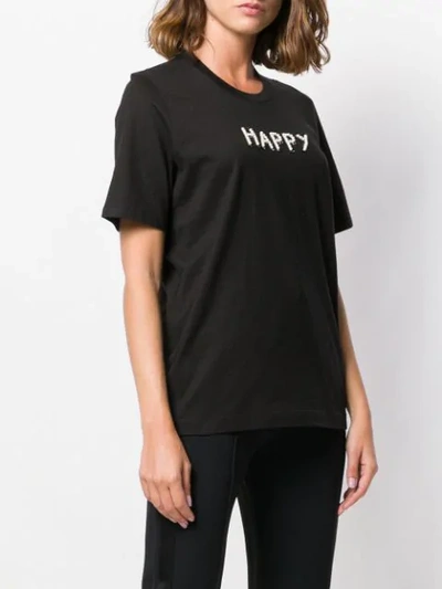 MARKUS LUPFER HAPPY T恤 - 黑色