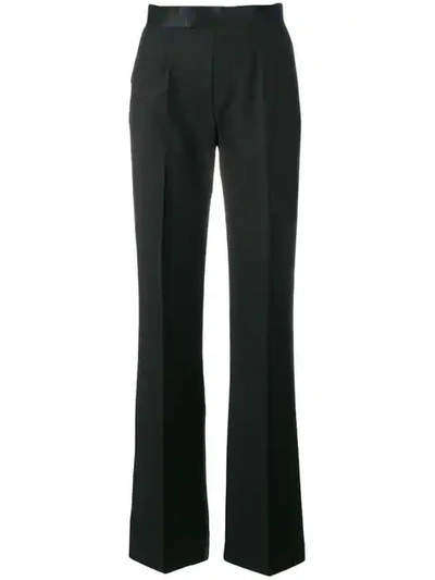 Shop Elie Saab High-waisted Trousers - Black