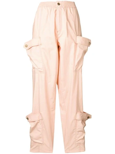 Shop Loewe Large Pocket Trousers In Neutrals